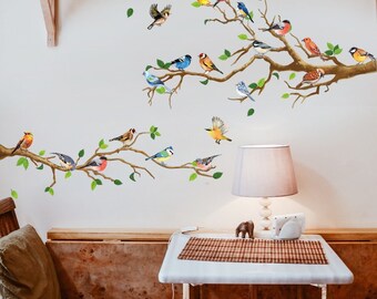 I Wish You Bluebirds in the Spring to Give Your Wall Decal Vinyl Art Sticker J47 