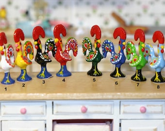 Dollhouse Miniature Galo de Barcelos decor