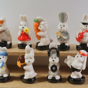Porcelain miniatures, French Feves, Dollhouse Miniatures