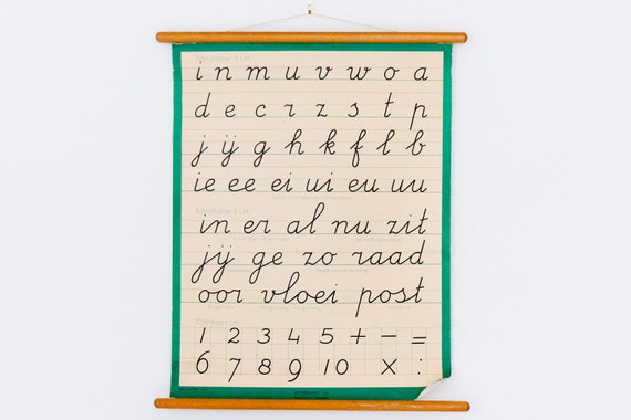 Alphabet Chart Handwriting