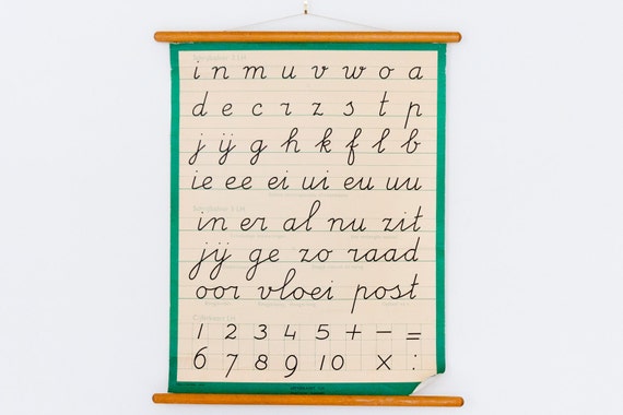 Vintage Alphabet Chart