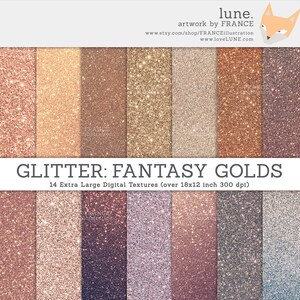 3 FOR 2. Glitter Texture Photos. Real Photograph of Glitter Paper. Ombre Rose Gold Bronze Silver Background Textures, DIY Craft Supply.