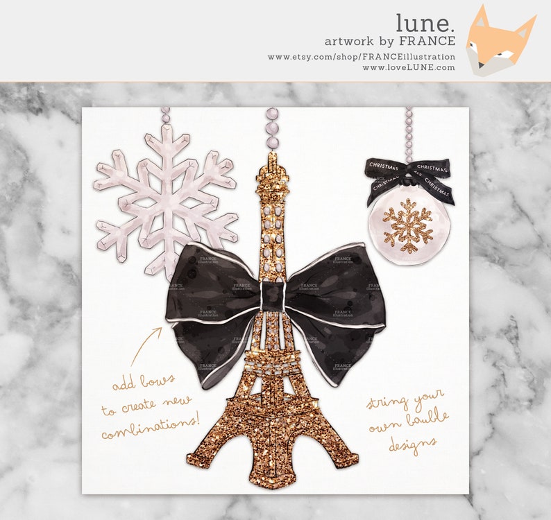 3 FOR 2. DIY Bauble Kit Gold Glitter Watercolor Christmas Etsy