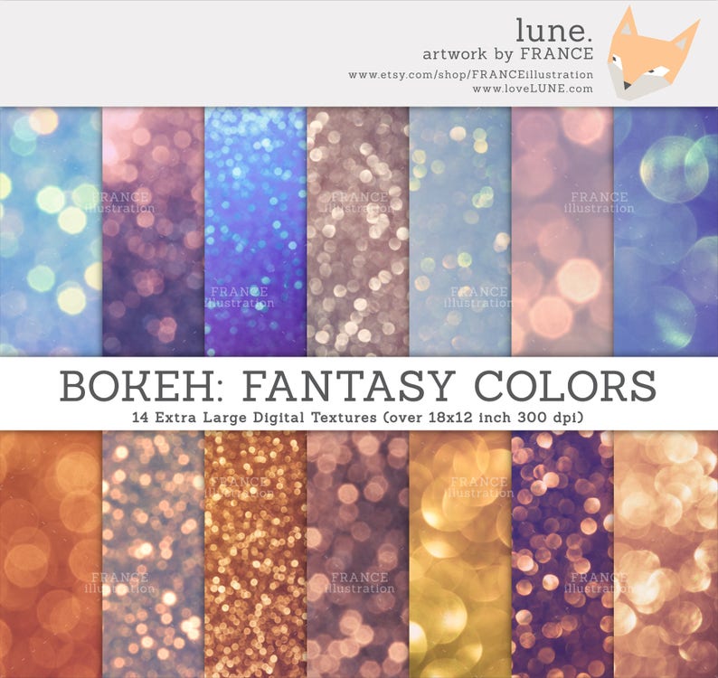 3 FOR 2. Bokeh Overlay Photos. Real Photographs of Bokeh Glitter Paper. Ombre Gold Silver Blue Background Textures, DIY Craft Supply. image 1