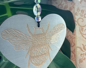 Bridgerton Bee Flawless Car Charm, Ornament, Gift Tag, Bridal Gift