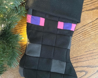 Minecraft Enderman Stocking