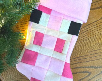 Minecraft Pig Stocking