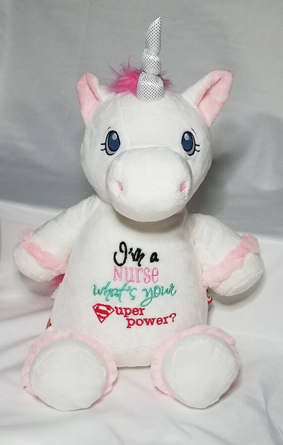 unicorn graduation plush