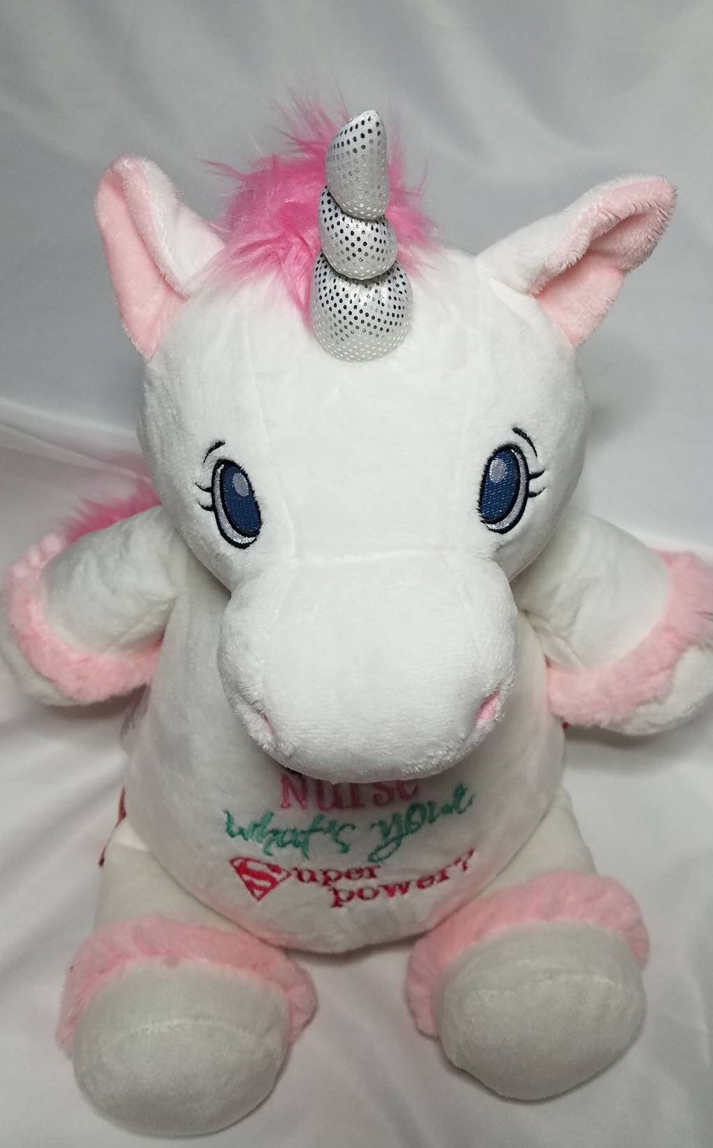 unicorn graduation plush