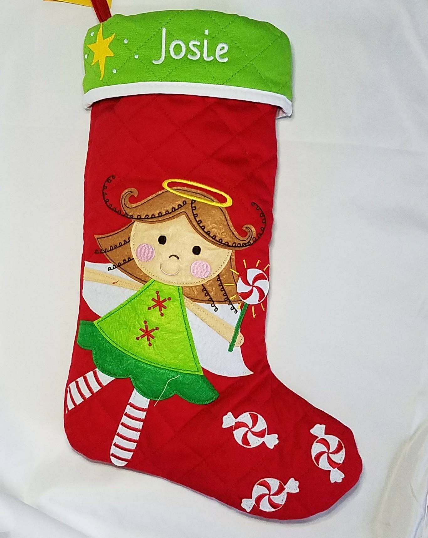 personalized christmas angel girl