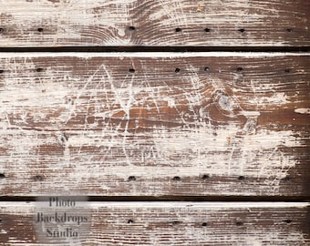 Product Photo Backdrop - Wood Vinyl Backdrop - Backdrop for Photography - Brown Wood - Product Photography - Food Styling Props - Old Wood