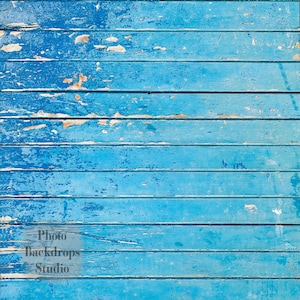 Blue Wood Backdrop - Product Photo Backdrop - Backdrop for Photography - Product Photography - Food Styling Photo - Shabby Backdrop - Vinyl
