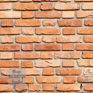 Ziegel-Hintergrund - Vinyl-Hintergrund für Fotografie - Produkt-Fotografie - Foto-Hintergrund - red Brick Zurück Drop - Hintergrund für Foto - Prop