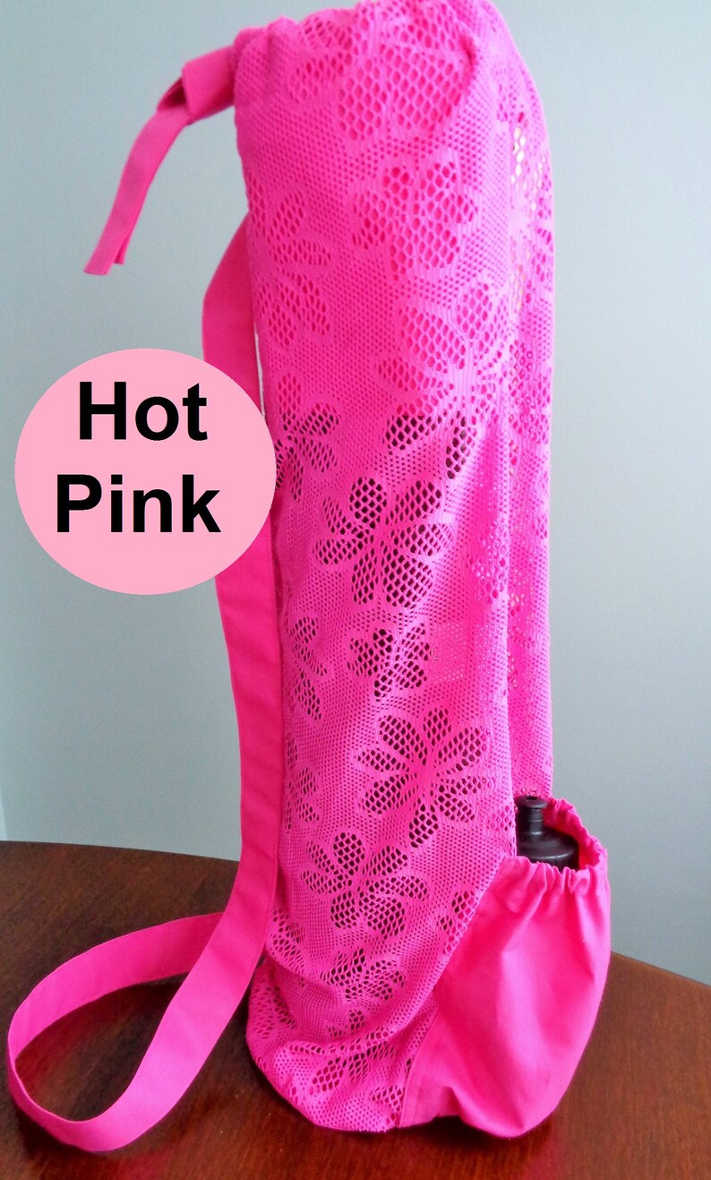 Mesh YOGA MAT BAG Airy Mesh Allows Your Mat to Dry After Hot Etsy