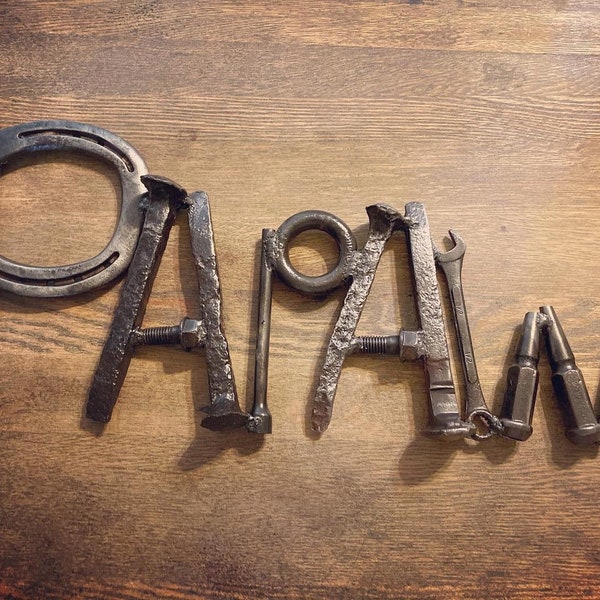 Metal Word Art Etsy