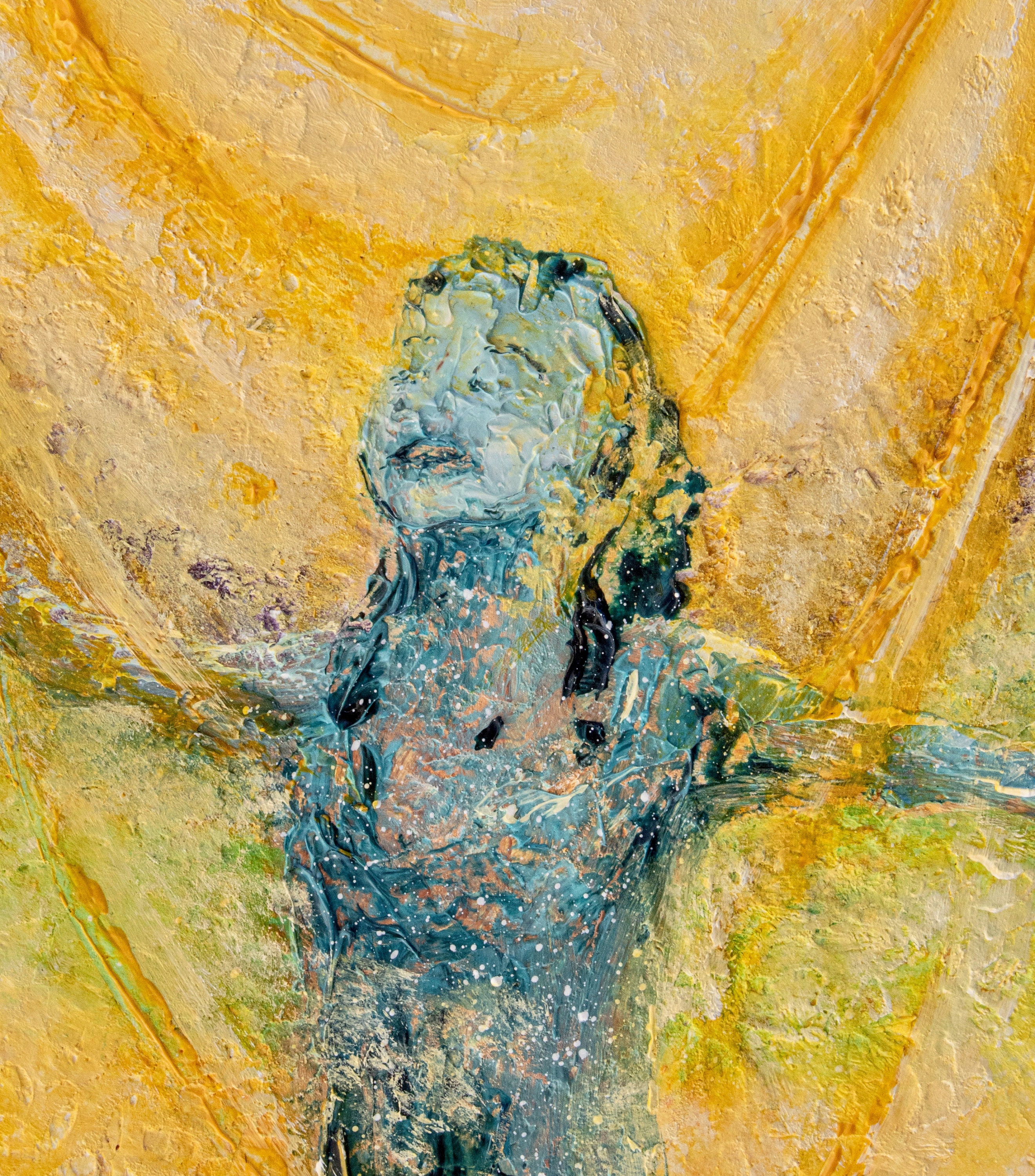 Inspirational Art, Joyful in Hope, Overcome Fear, Figurative Art ...
