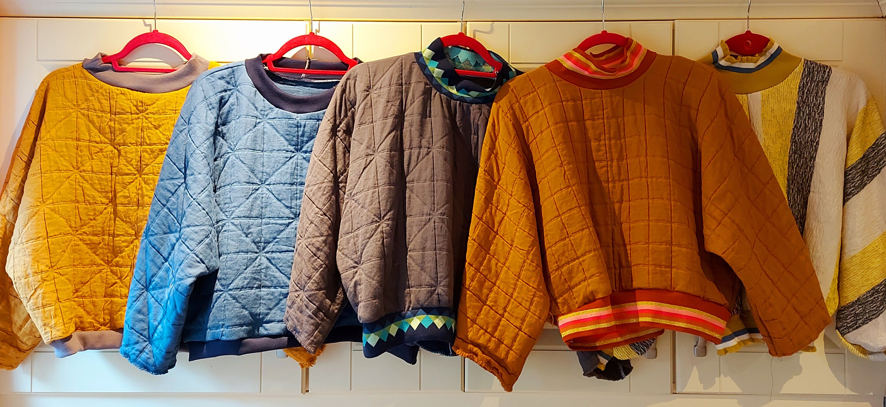 Quilted Sweatshirt | Etsy