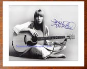 Signed JONI MITCHELL Photo - Singer Song-writer California Both Sides Now Repo great gift