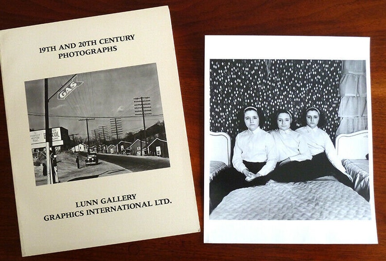 Diane Arbus Press Photo Triplets In Bed Silver Gelatin Print Catalog Usa
