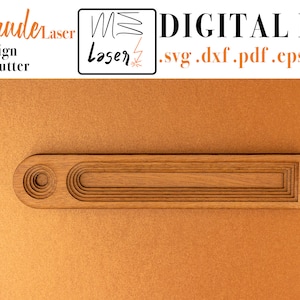 Räucherstäbchenhalter Art Dèco Vektordatei für Lasercutter.