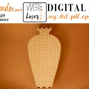 Vase Decò Vector File for Laser Cutter.