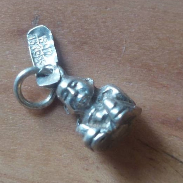 Vintage Sterling Silver Maya Icon Charm Mexico .925