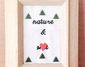 Mature cross stitch, Nature and S**t Cross Stitch, Subversive Cross Stitch, Funny Cross stitch, offensive gift, funny gift