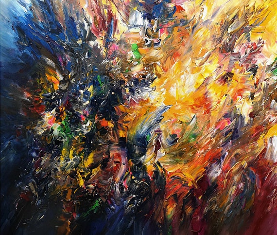 滝のアクリル画 大きい 抽象画 滝のアクリル画 大きい 抽象画 滝のアクリル画 大きい 抽象画