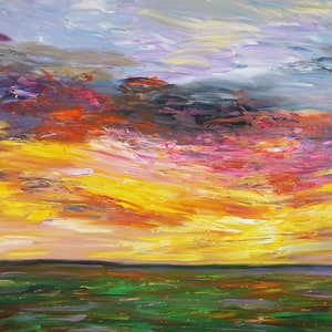 絵画 Symphony Colorful Artwork Flowery Symphony XS 1. Semi Abstract Modern