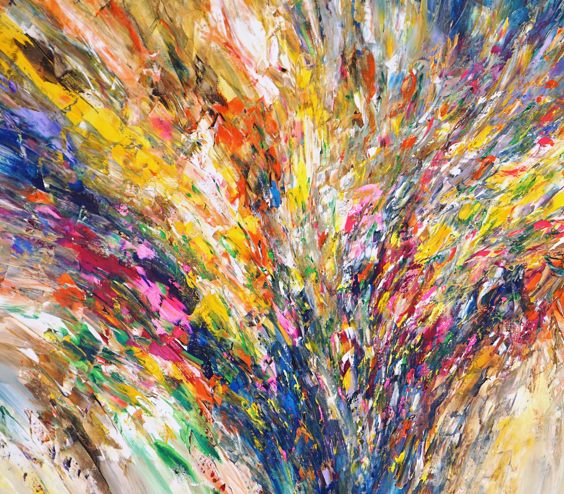 Pollock Gemälde Free Form Wert