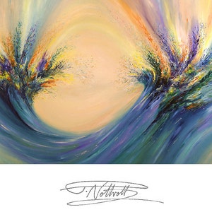 122.0 &quot; x 70.9 &quot; XL Large Abstract Painting Original XL Acrylic Canvas Big Size Abstrakt Großes Gemälde ,UNSTRETCHED! by Peter Nottrott