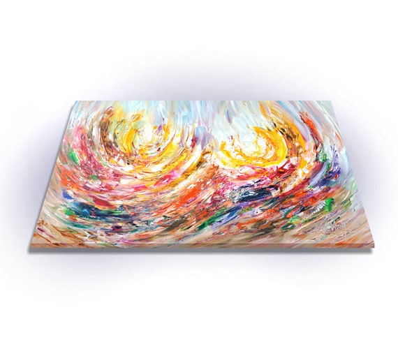 抽象画「Get Together XL 1」、61.0 x 41.3 インチ