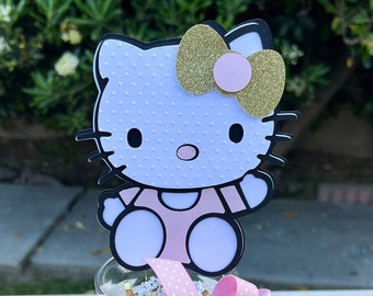 kitty/kitty party/kawaii party/kitty centerpieces/ kitty decorations/birthday party/ kitty baby shower  stick