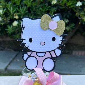 hello kitty/kitty party/kawaii party/hello kitty centerpieces/ kitty decorations/birthday party/ kitty baby shower  stick