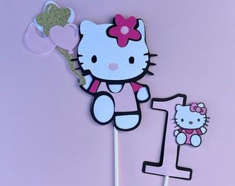 kitty/kitty party/kawaii party/kitty centerpieces/ kitty decorations/birthday party/ kitty baby shower  stick