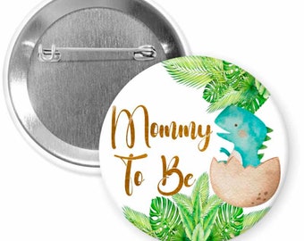 Dinosaur/buttons/baby shower/ Dinosaur Baby Shower/ Dino Baby Shower/birthday