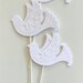 White Dove/ Dove Centerpieces Stick/ Dove Baptism/ Dove Centerpieces ...