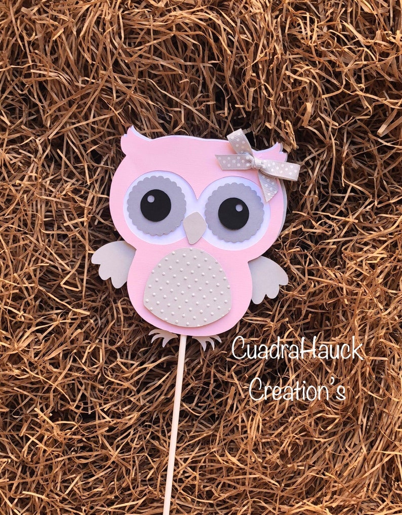 Owl / Owl Party Decoration/ Owl Centerpieces Stick/owl Baby Etsy