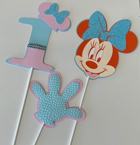 Minnie/Minnie centerpieces stick / Minnie decorations/ Birthday party