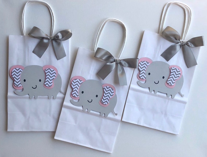 Favor Bags Elephant Favor Bags Baby Shower Favor Bags Etsy