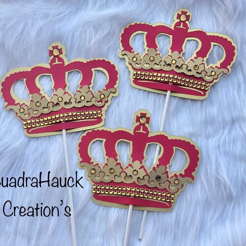 Red Black and Gold Royal Baby Shower Invitation Royal Etsy