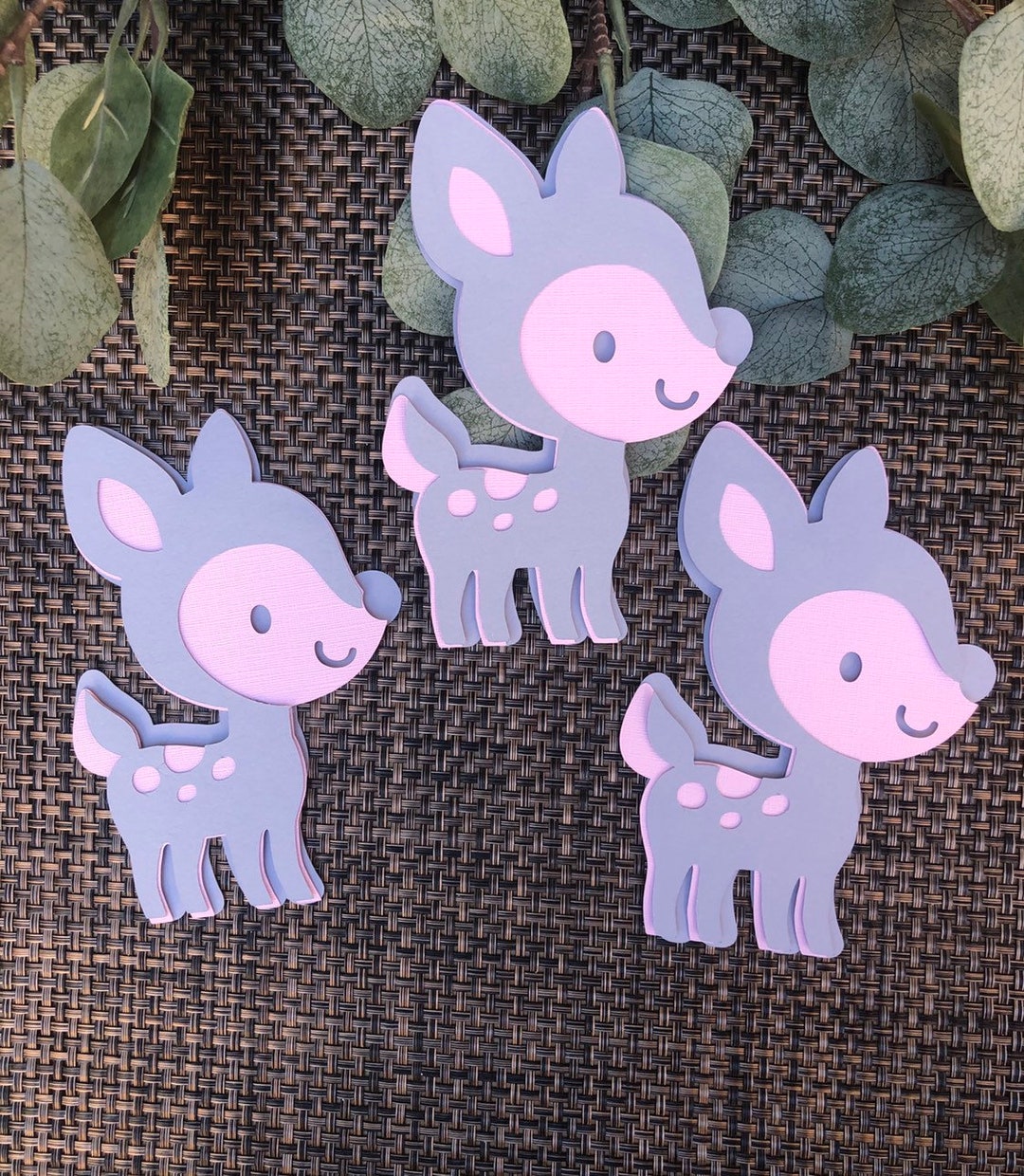 Deer/ Woodland Animals/ Deer Baby Shower/ Deer Die Cuts/ Deer Etsy