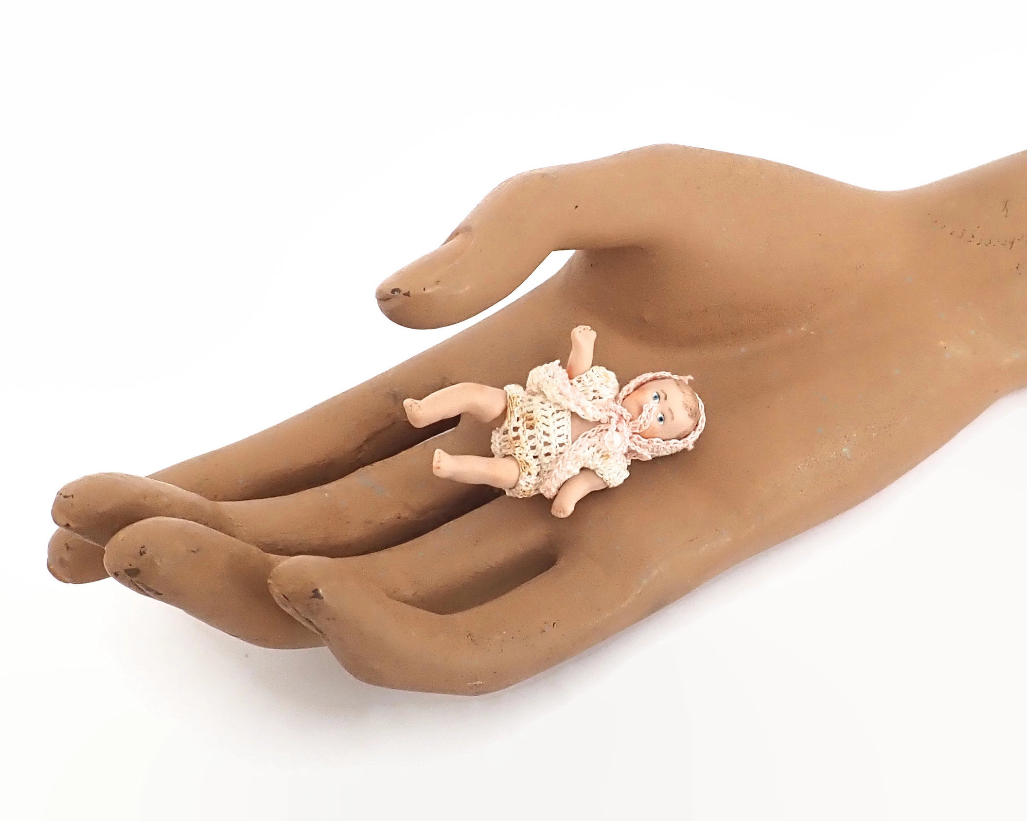 tiny antique porcelain dolls