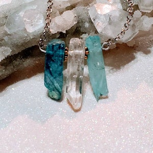 Crystal Shard Necklace: Courage and Communication