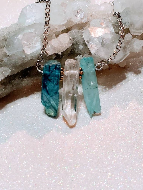 Crystal Shard Necklace: Courage and Communication