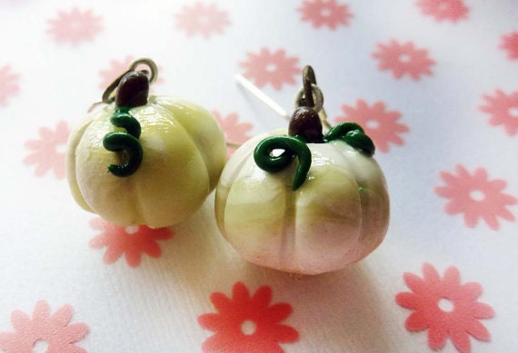 Glow in the Dark Pumpkin Earrings