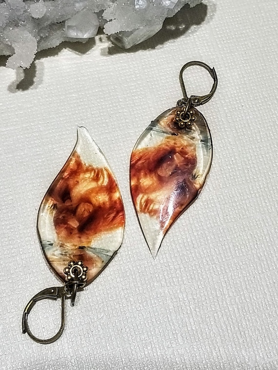 Bronze Smoke Earrings