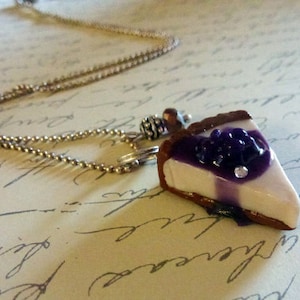 Blueberry Cheesecake Scented Necklace