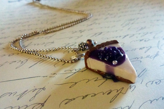 Blueberry Cheesecake Scented Necklace