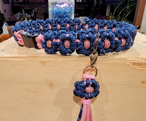 Custom Dog Collar - Flowers